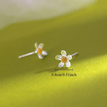 flowers ear ladies trend simple niche design sense small daisy earrings earrings fashion hundred with daily